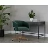 Sunpan Claren Office Chair in Deep Green Sky - Lifestyle  - Sunpan Claren Office Chair in Deep Green Sky - Lifestyle 