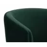 Sunpan Claren Office Chair in Deep Green Sky - Seat Back - Sunpan Claren Office Chair in Deep Green Sky - Seat Back