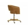Sunpan Claren Office Chair in Gold Sky - Side - Sunpan Claren Office Chair in Gold Sky - Side