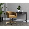 Sunpan Claren Office Chair in Gold Sky - Lifestyle