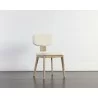Sunpan Rickett Dining Chair - Weathered Oak - Dove Cream - Sunpan Rickett Dining Chair - Weathered Oak - Dove Cream