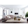 Amara Lounge Chair in Copenhagen White - Lifestyle