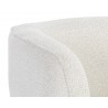 Amara Lounge Chair in Copenhagen White - Arm Close-up