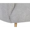 Amara Lounge Chair in Soho Grey - Leg Close-up