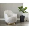 Sunpan Casey Swivel Lounge Chair In Nono Cream - Lifestyle - Sunpan Casey Swivel Lounge Chair In Nono Cream - Lifestyle