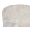Sunpan Casey Swivel Lounge Chair In Nono Cream - Seat Close-up
