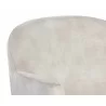 Sunpan Casey Swivel Lounge Chair In Nono Cream - Seat Close-up - Sunpan Casey Swivel Lounge Chair In Nono Cream - Seat Close-up