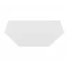 Manhattan Comfort Gramercy Modern Freestanding Wardrobe Armoire Closet in White Top - Manhattan Comfort Gramercy Modern Freestanding Wardrobe Armoire Closet in White Top