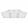 Manhattan Comfort Gramercy Modern Freestanding Wardrobe Armoire Closet in White Bottom - Manhattan Comfort Gramercy Modern Freestanding Wardrobe Armoire Closet in White Bottom