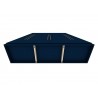 Manhattan Comfort Gramercy Modern Freestanding Wardrobe Armoire Closet in Tatiana Midnight Blue Bottom