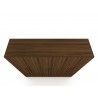 Manhattan Comfort Gramercy Modern Freestanding Wardrobe Armoire Closet in Brown Top