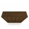 Manhattan Comfort Gramercy Modern Freestanding Wardrobe Armoire Closet in Brown Top - Manhattan Comfort Gramercy Modern Freestanding Wardrobe Armoire Closet in Brown Top