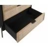 Sunpan Avida Chest in Gold and Black/Natural - Drawer Close-up - Sunpan Avida Chest in Gold and Black/Natural - Drawer Close-up