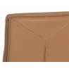 Cashel Dining Chair In Linea Wood Leather - Back Angle Close-up