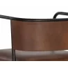 Sunpan Brenan Counter Stool in Bravo Cognac - Back Detail - Sunpan Brenan Counter Stool in Bravo Cognac - Back Detail
