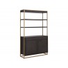 Sunpan Baldessara Bookcase - Angled