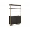 Sunpan Baldessara Bookcase - Angled - Sunpan Baldessara Bookcase - Angled