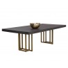 Sunpan Baldessara Dining Table - 94.5" - Angled with Decor