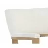 Sunpan Brylea Dining Armchair - Natural - Heather Ivory Tweed - Seatback - Sunpan Brylea Dining Armchair - Natural - Heather Ivory Tweed - Seatback