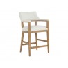 Sunpan Brylea Counter Stool Natural - Front Side Angle