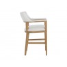 Sunpan Brylea Counter Stool Natural - Side Angle