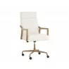 Sunpan Collin Office Chair In Natural And Heather Ivory Tweed - Lifestyle - Sunpan Collin Office Chair In Natural And Heather Ivory Tweed - Lifestyle