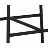 Sunpan Buca Backless Counter Stool in Belfast Koala Grey - Footrest  - Sunpan Buca Backless Counter Stool in Belfast Koala Grey - Footrest 