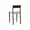 Sunpan Bondi Counter Stool in Black - Back Side Angle - Sunpan Bondi Counter Stool in Black - Back Side Angle