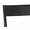 Sunpan Bondi Counter Stool in Black - Seat Closeup Top Angle - Sunpan Bondi Counter Stool in Black - Seat Closeup Top Angle