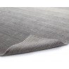Sunpan Brisbane Hand-woven Rug - Grey - With Side Folded