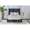 Sunpan Clemonte Bed In Liv Indigo - Queen - Lifestyle