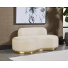 Sunpan Cassey Bench in Casablanca Cloud - Lifestyle 2