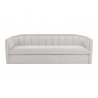 Sunpan Birrit Sofa in Alaska Noble Grey - Front Angle