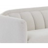 Sunpan Birrit Sofa in Alaska Noble Grey - Arm Close-up