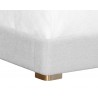  Sunpan Davina Bed in Ernst Silverstone - Queen - Leg Close-up