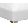  Sunpan Davina Bed in Ernst Silverstone - Queen - Leg Close-up -  Sunpan Davina Bed in Ernst Silverstone - Queen - Leg Close-up