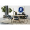 Sunpan Burgos Dining Armchair in Nono Petrol - Lifestyle 2