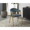 Sunpan Burgos Dining Armchair in Nono Petrol - Lifestyle