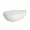 Sunpan Corvo Coffee Table in White - Angled View - Sunpan Corvo Coffee Table in White - Angled View