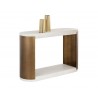 Sunpan Cavette Console Table - Angled