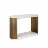Sunpan Cavette Console Table - Angled View - Sunpan Cavette Console Table - Angled View