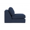 Sunpan Cascade Swivel Armless Chair in Liv Indigo - Side