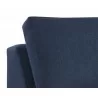 Sunpan Cascade Swivel Armless Chair in Liv Indigo - Seat Back - Sunpan Cascade Swivel Armless Chair in Liv Indigo - Seat Back