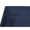 Sunpan Cascade Swivel Armless Chair in Liv Indigo - Back View Close-up
