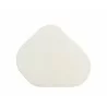 Sunpan Dali End Table In White - Top View - Sunpan Dali End Table In White - Top View