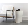 Sunpan Dali End Table In White - Lifestyle