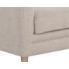 Sunpan Yosi Bench Natural Effie Flax