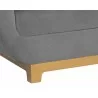 Sunpan Benicio Bench - Antonio Charcoal - Base Angle - Sunpan Benicio Bench - Antonio Charcoal - Base Angle