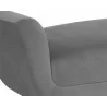 Sunpan Benicio Bench - Antonio Charcoal - Seat Arm Close-up - Sunpan Benicio Bench - Antonio Charcoal - Seat Arm Close-up