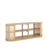 Sunpan Behati Media Console And Cabinet - Angled